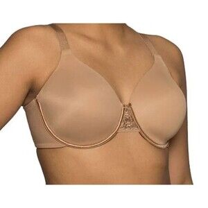 Vanity Fair #76380 'Beauty Back Full Figure' Underwire Bra Size 40D, Totally Tan